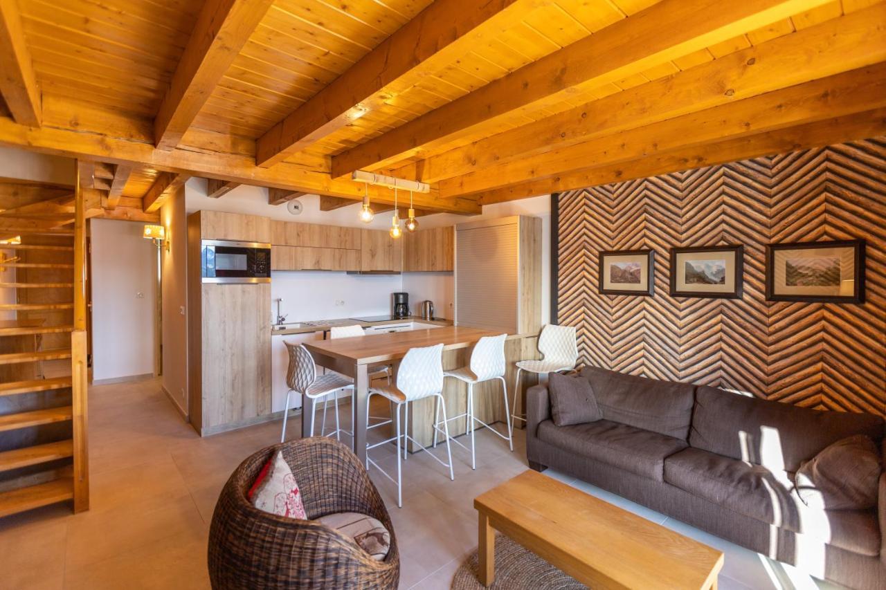 Le Caribou - Appt 3 Chambres Proche Pistes 莱桑格勒 外观 照片